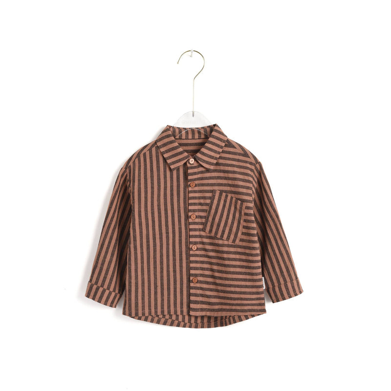 Chocolate Striped Shirt